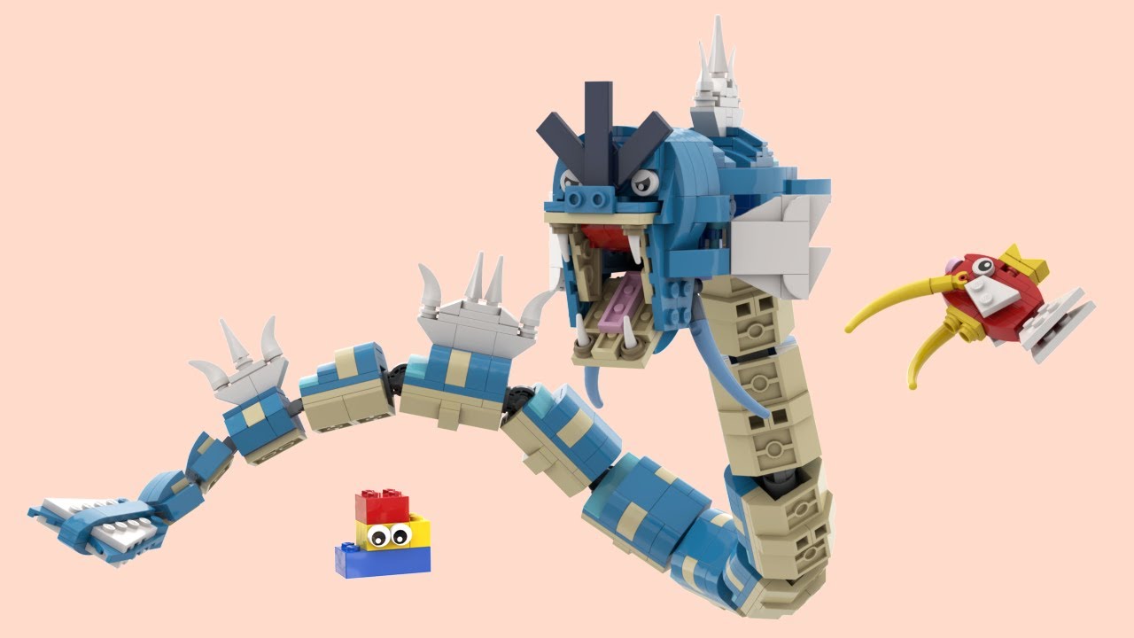 LEGO Pokémon: Magikarp and Gyarados Tutorial