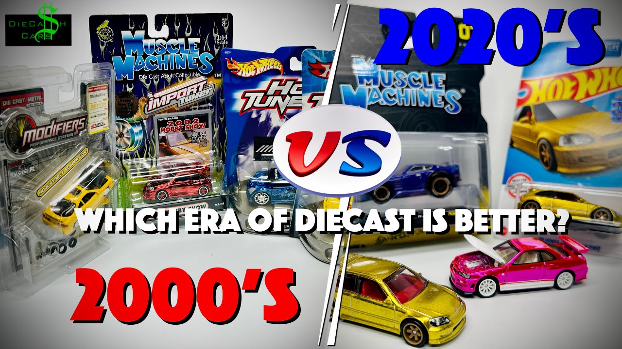 NOSTALGIA VS NEW DIECAST! Comparing Hot Wheels, Muscle Machines, & RLC from the 2000’s to the 2020’s