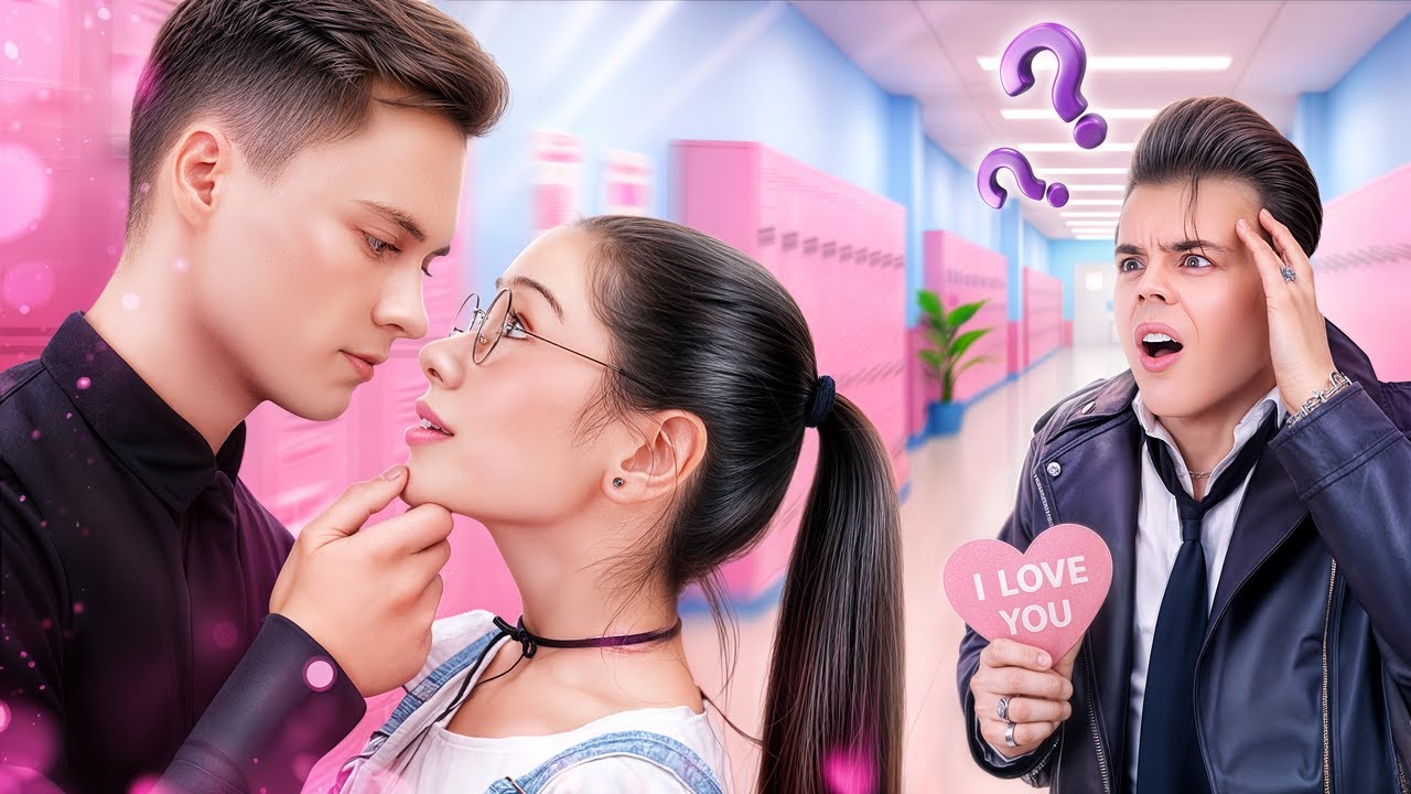 Two Popular Boys Fight Over Unpopular Girl! Poor Nerd vs Rich Boy! | Troom College