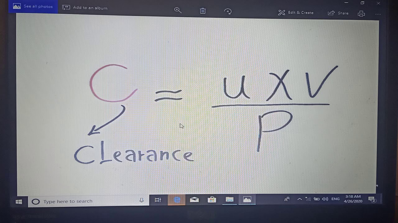 #Renal_Dr_Mohamed_Fayez Lecture 4 Renal: Clearance