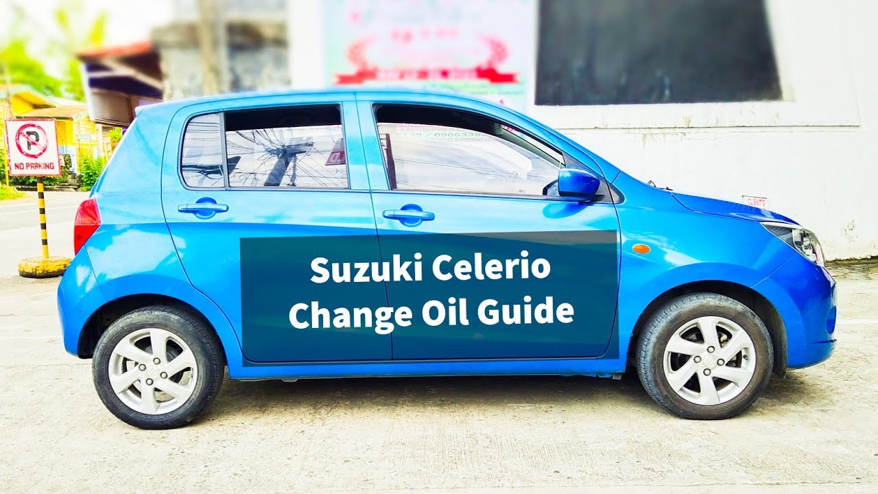 change oil on Suzuki Celerio manual