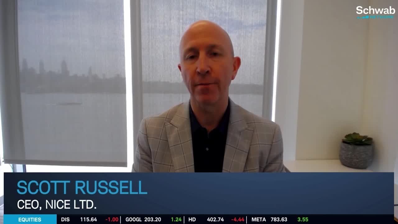 NiCE CEO Scott Russell on AI Growth, Cloud Momentum & Cognigy Acquisition | Schwab Network | NiCE