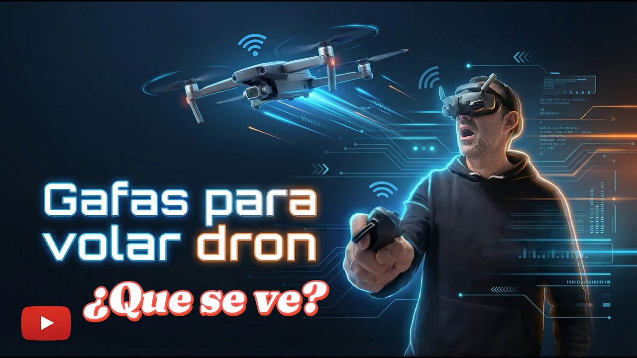 🔴 Gafas dji goggles 3. Como se ve a través de unas gafas fpv de dron. #avata2