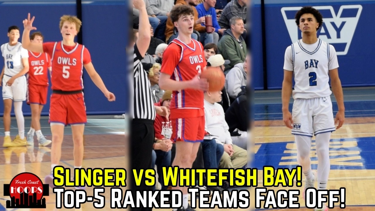 State Title Contenders GO AT IT! Slinger Takes On Whitefish Bay!