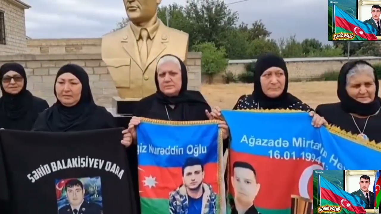 Hindarx Qəsəbə Şəhid Gizir Polad Əliyev Büst ziyarət