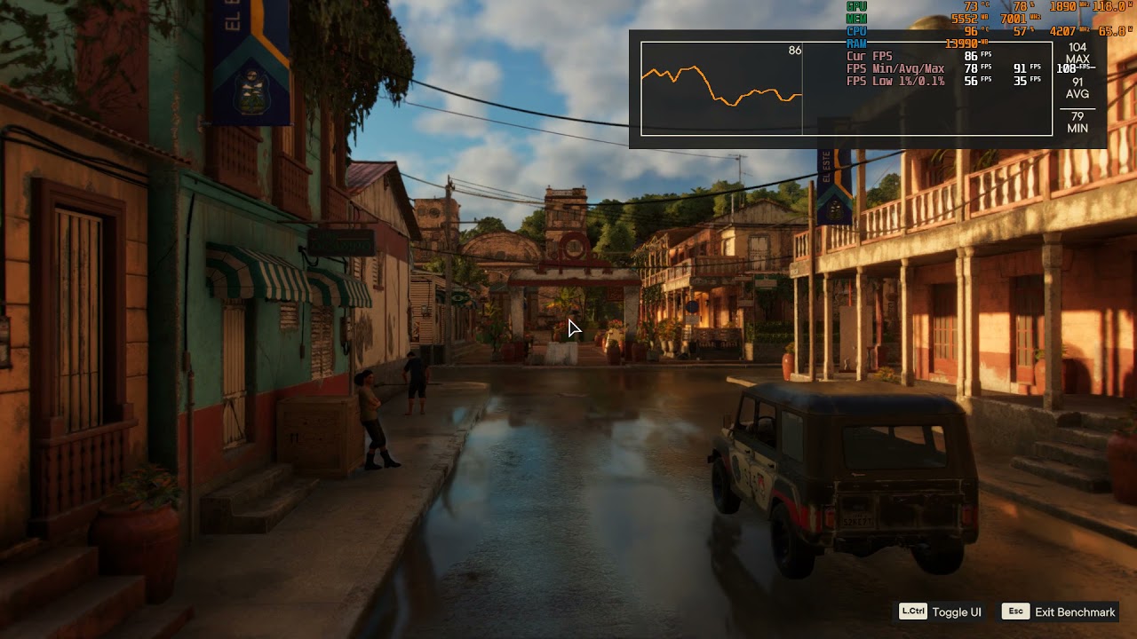Far Cry 6 Benchmark RTX 3070 / i7-11800H / 16GB Ultra 1080p Win11