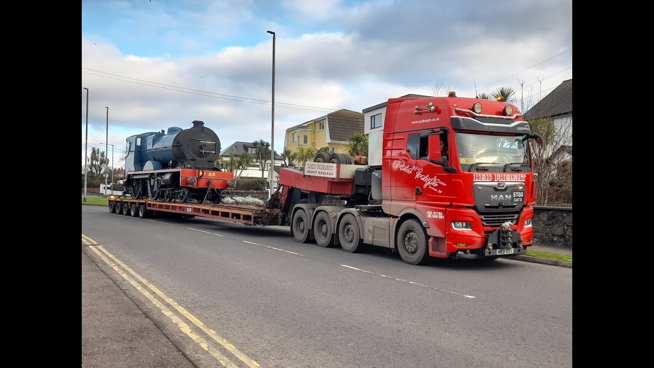 Ex GNR(I) V Class 4-4-0 No.85 Merlin Returns Home. 18/1/25