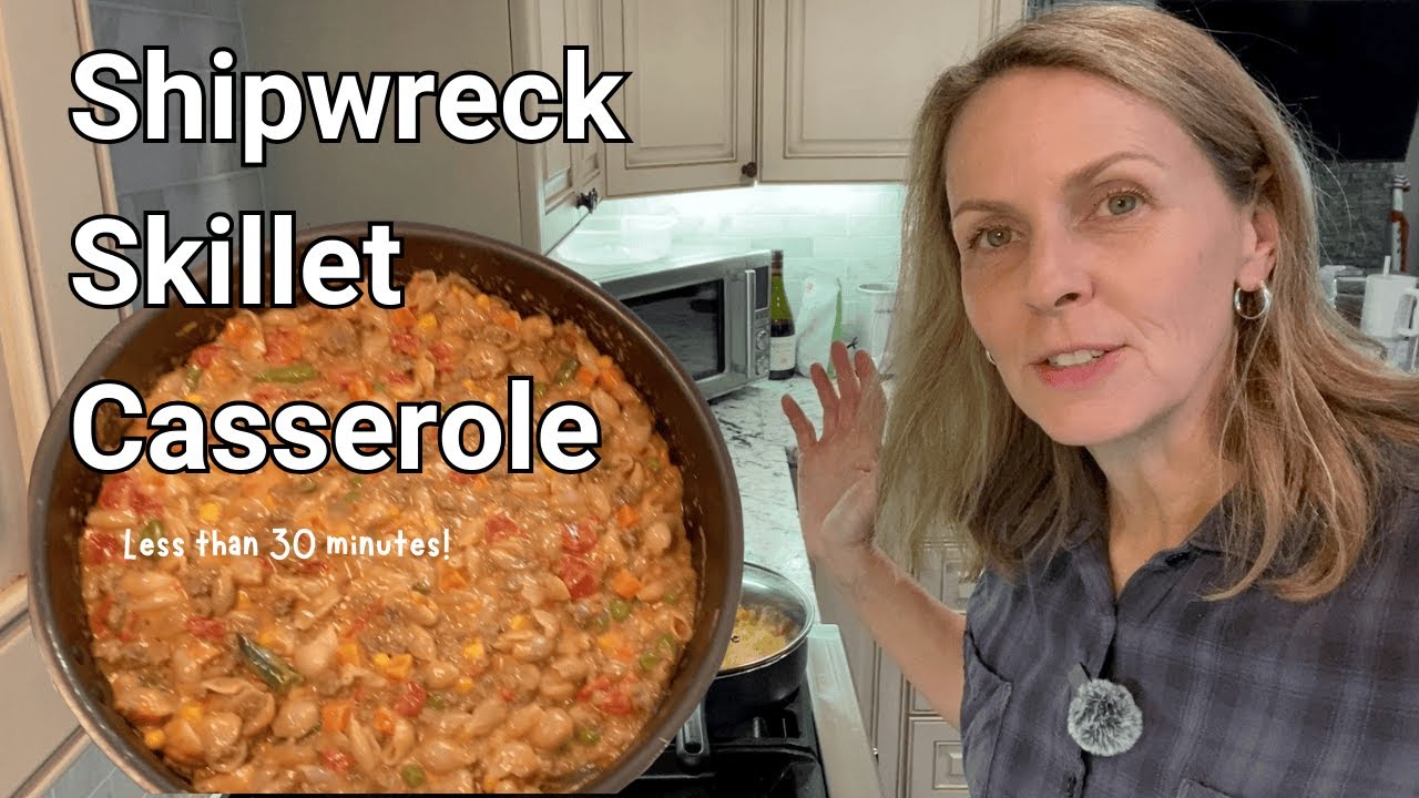 Shipwreck Skillet Casserole – 1 Pot Dinner in 30 Minutes – Pantry Cooking