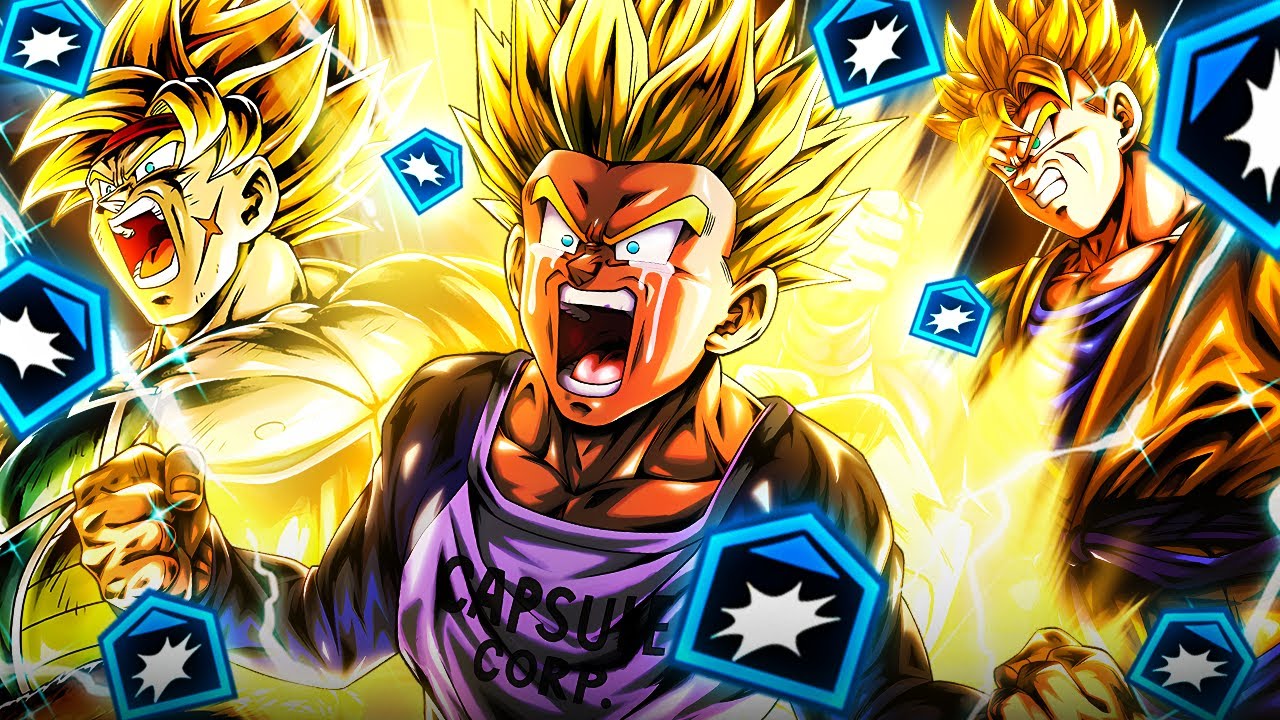 RIPPING EVERYTHING TO PIECES! BARDOCK BUFFED LF GOHAN AND TRUNKS SHRED! | Dragon Ball Legends