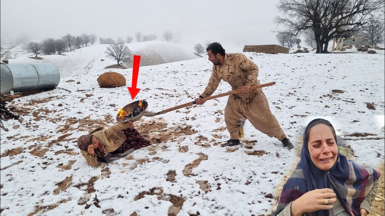 The hard life of a nomadic man and the fight between two evil women