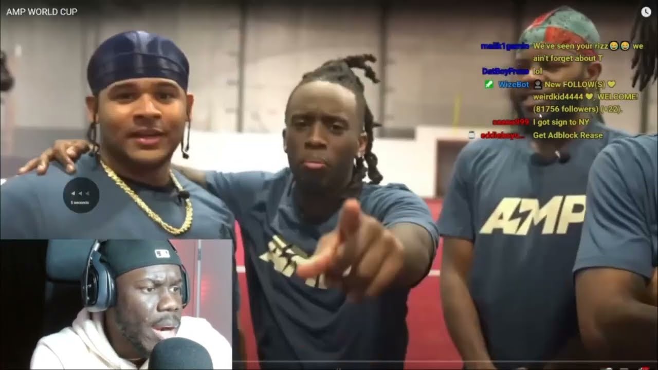 REASE REACTS TO THE AMP WORLD SOCCER CUP!