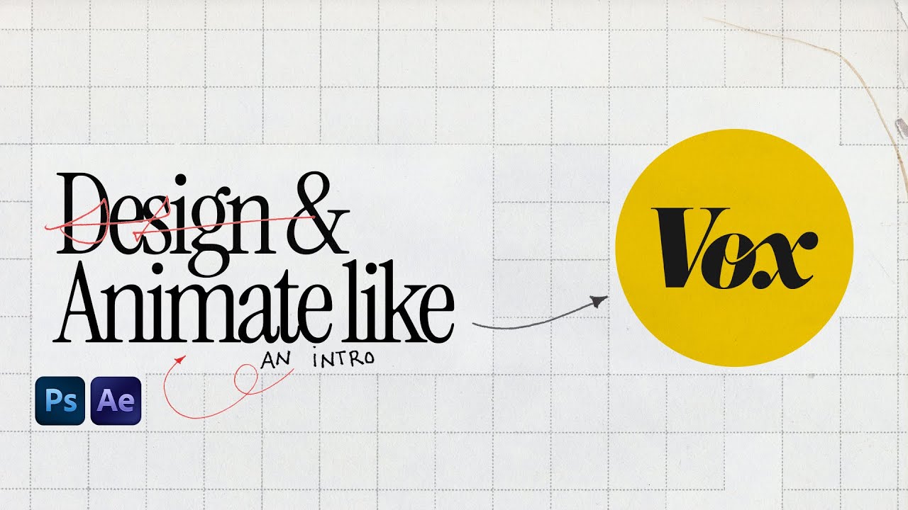 How to design and animate an intro like Vox (After Effects + Photoshop Tutorial)