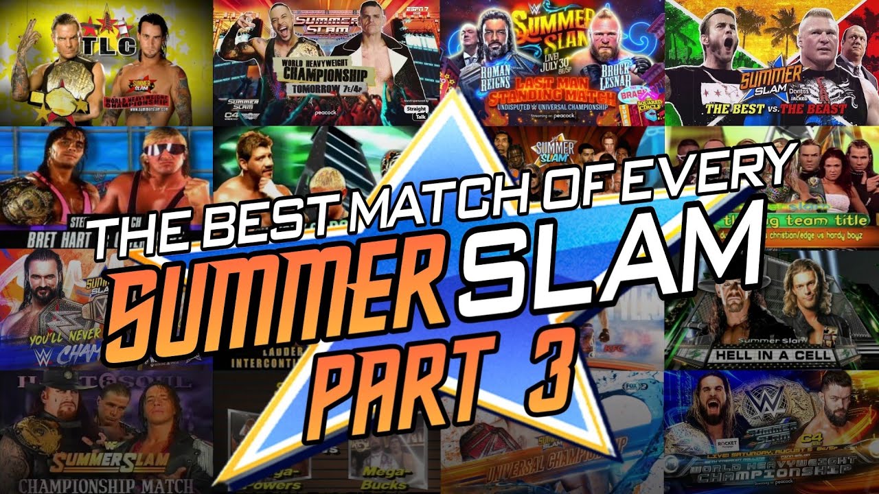 The Best Match of Every SummerSlam (1988-2024) part 3