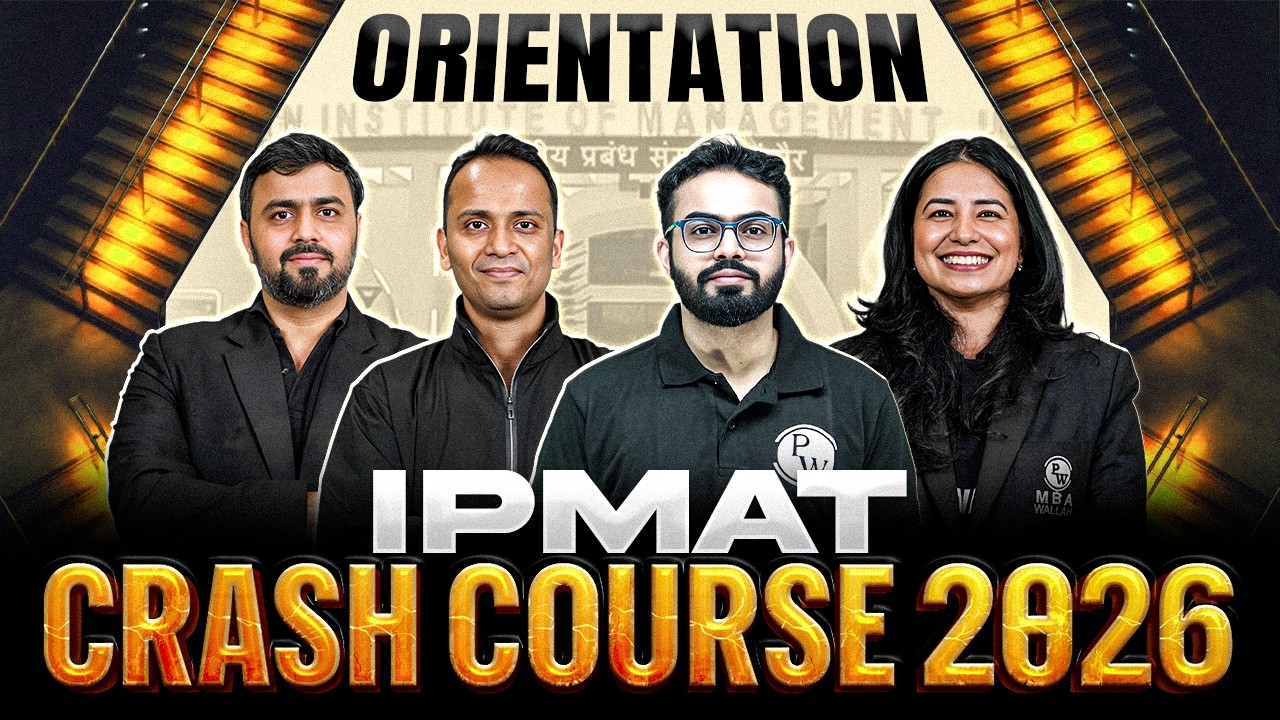 IPMAT 2026 Crash Course Orientation | Full Preparation Roadmap for IPMAT Indore ,Rohtak & JIPMAT