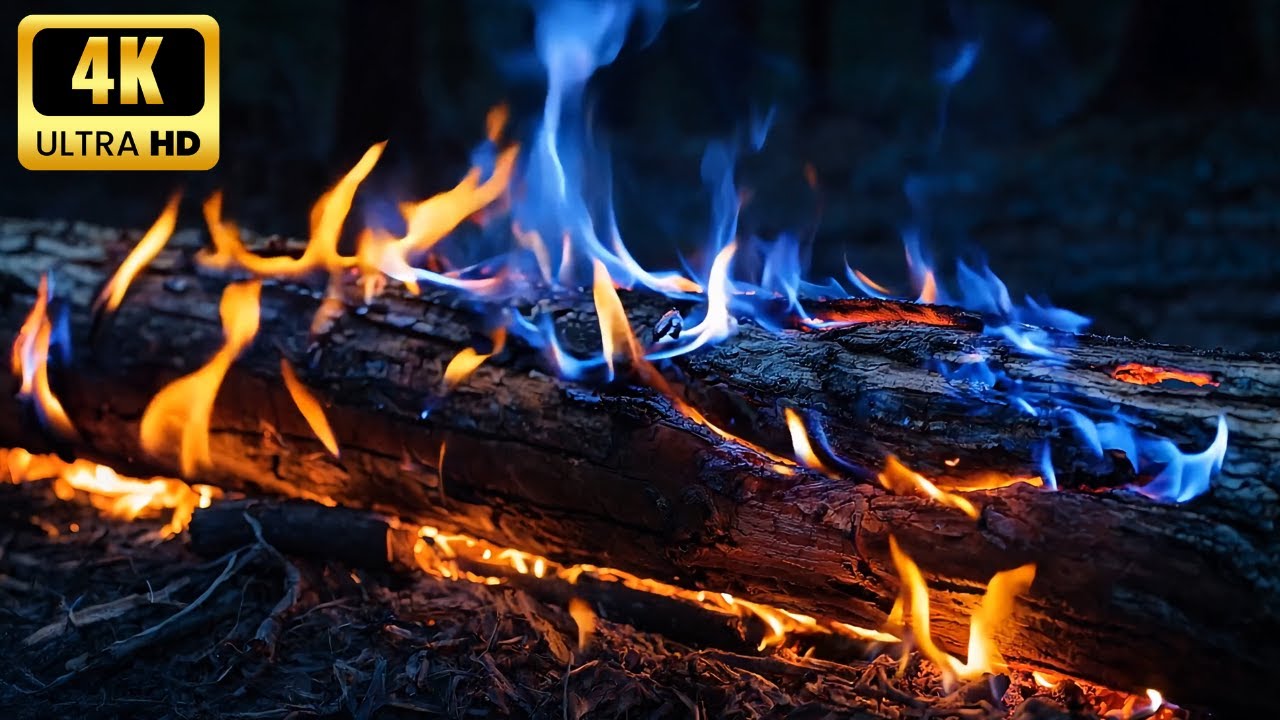 🔥End Your Day in Calm | 11 Hours Fireplace Relaxation