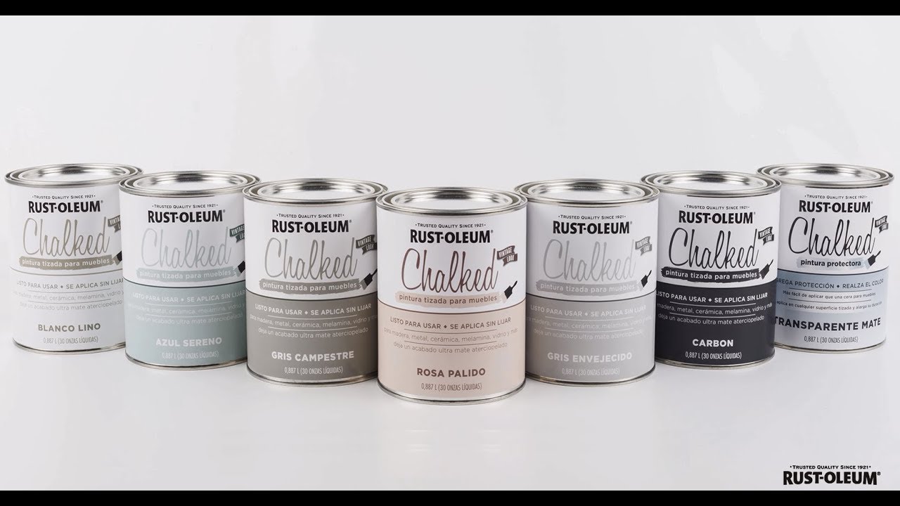 Cómo aplicar pintura tizada Rust-Oleum Chalked