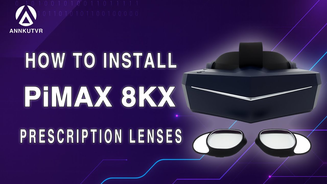 How to install Pimax 8KX Magnetic Prescription Lenses