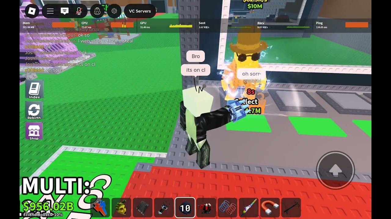 Lag glitch in steal a brainrot (watch till the end to see smth shocking) (collab with @Skybox_S5Z )
