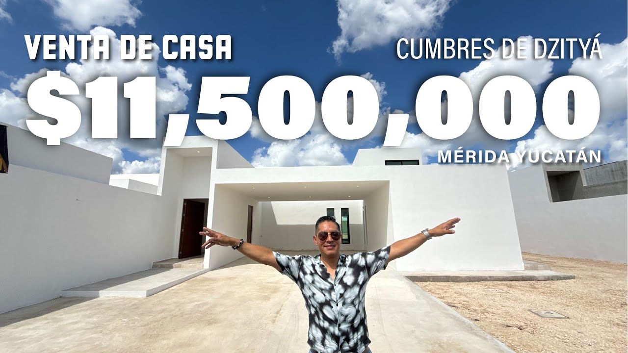 VENTA DE CASA EN MÉRIDA YUCATÁN | Cumbres de Dzityá | Espacios Amplios y un entorno inigualable