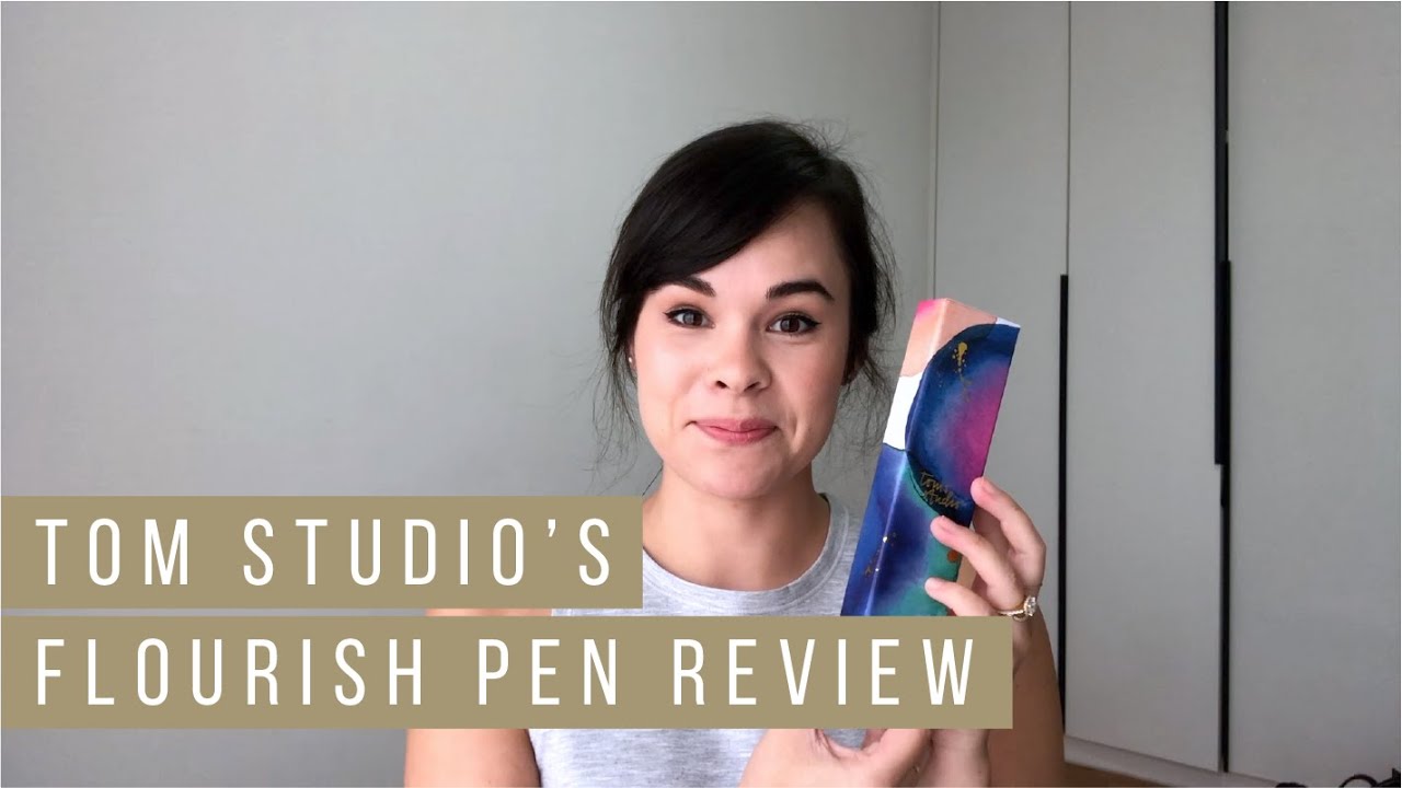 Unboxing and Review of Tom's Studio Flourish Oblique Calligraphy Pen Holder