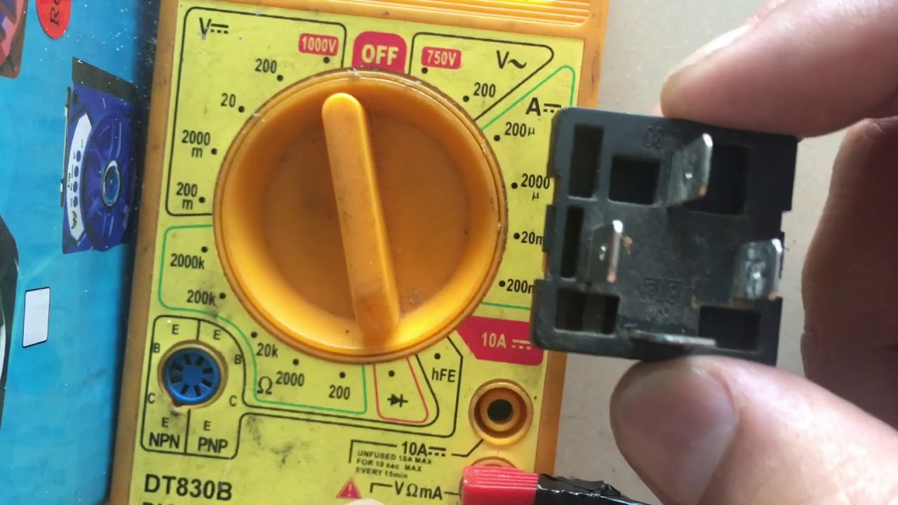TESTANDO O RELÊ 12v automotivo