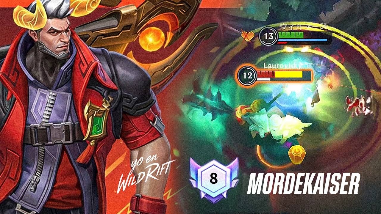 Darius vs Server Rank 8 Mordekaiser 💀 Insane Top Lane Battle | Wild Rift