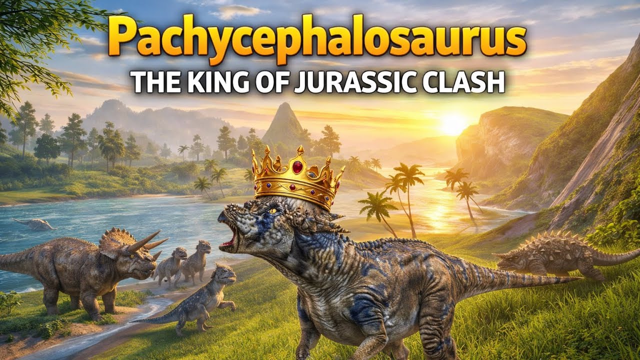 Pachycephalosaurus The King 👑 Of Jurassic Clash Primal Dino Sim:- #pachycephalosaurus #jurassicclash