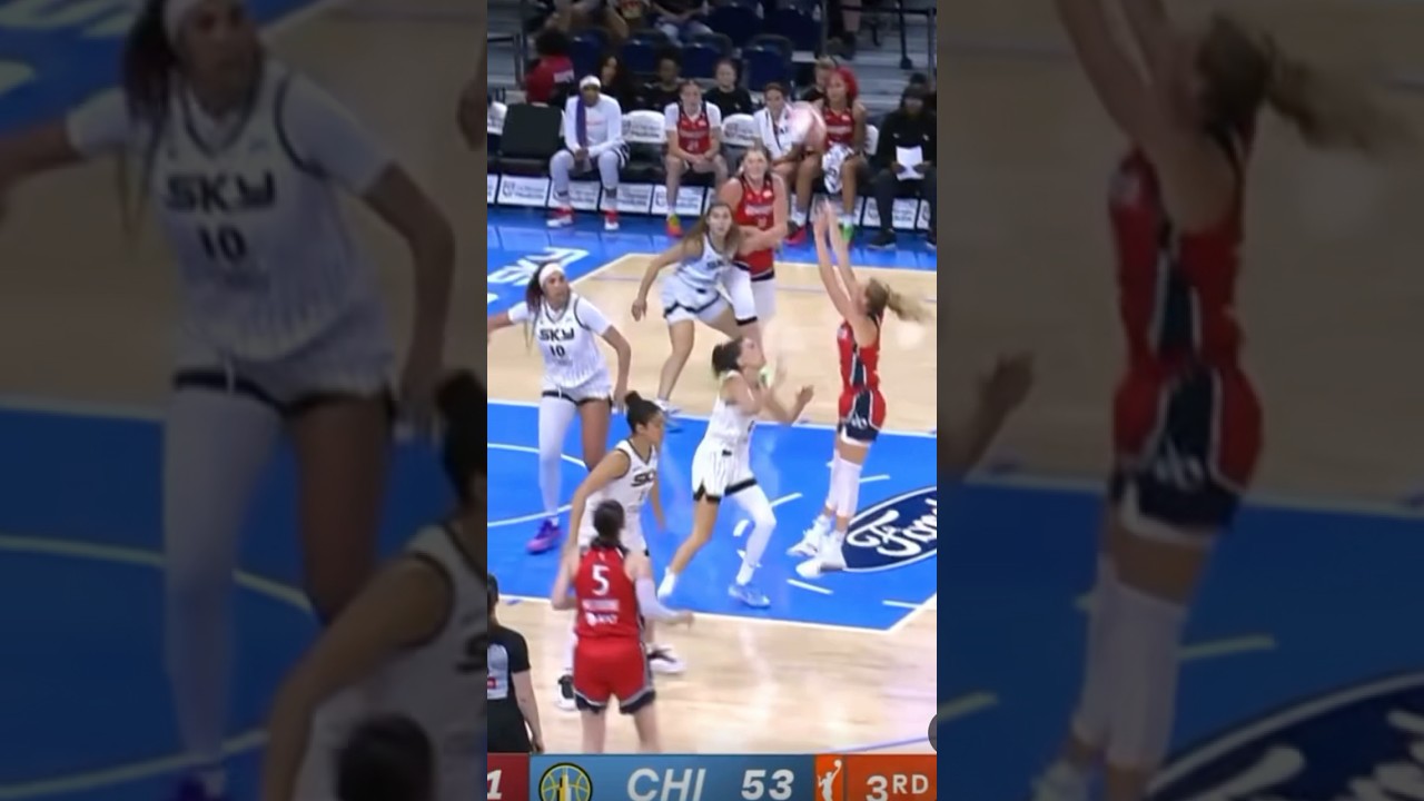Lucy Olsen goes behind the back #nba #basketball #womensbasketball #espn #sports #sport #hoops #fy