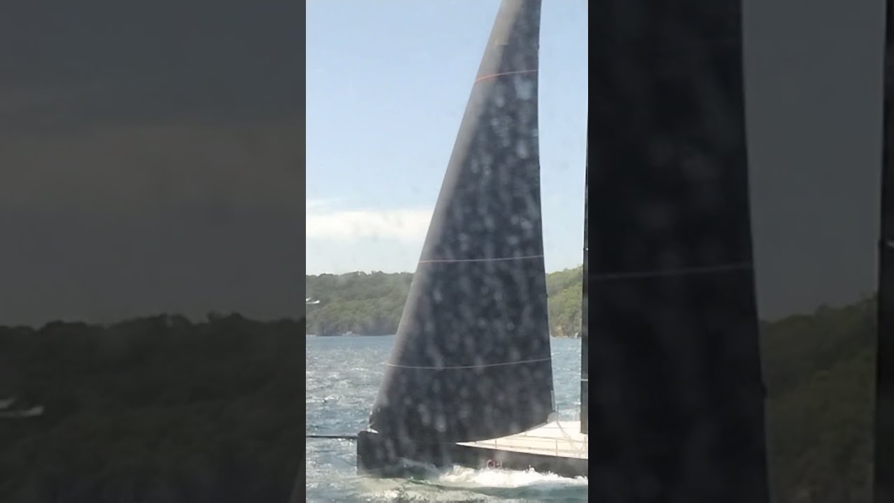 Sailing yachts racing on Sydney Harbour