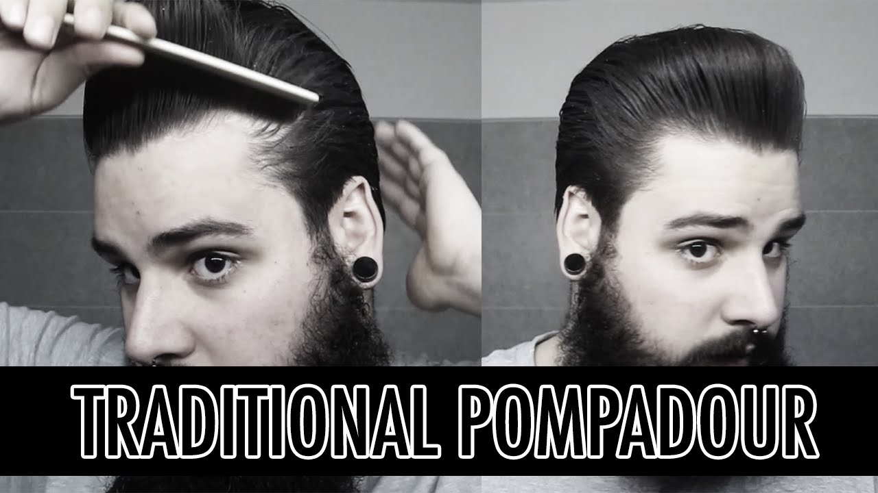How to style a traditional pompadour | Men's hairstyling tutorial