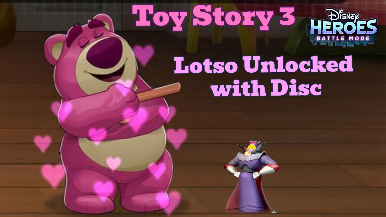 Disney Heroes Battle Mode: Toy Story 3 : Lotso Unlocked with Disc playthrough. Enjoy. 