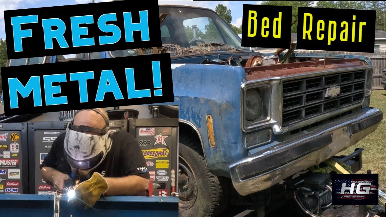 We start the RUST REPAIR on Huckleberry! 1978 K5 build Part 2