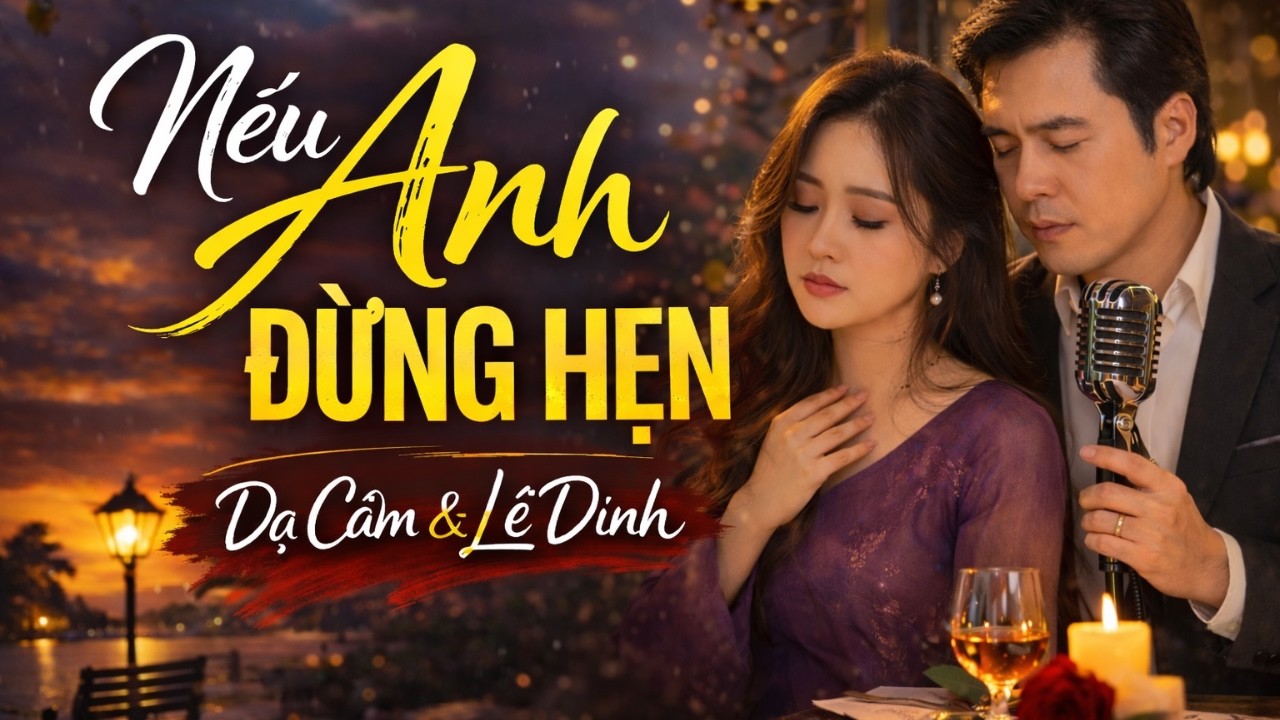 Nếu Anh Đừng Hẹn | Dạ Cầm & Lê Dinh | Nhạc Bolero Trữ Tình Xưa I AI cover