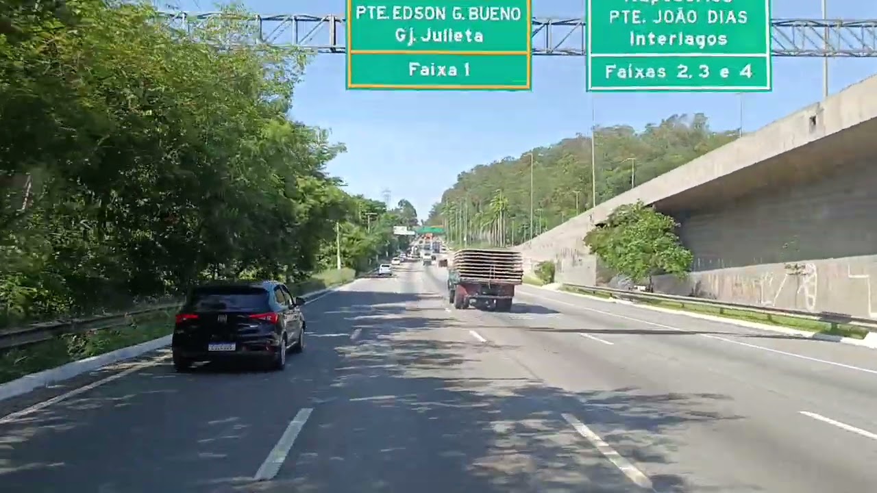 INDO PRA ZONA SUL, PELA MARGINAL PINHEIROS+SÃO PAULO -SP 