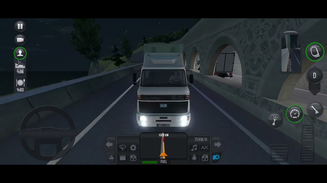 Long highway driving 