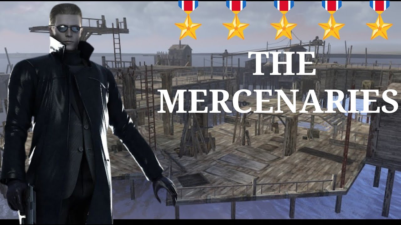 Mercenaries Mode Waterworld 5 Star with Wesker | Resident Evil 4 HD Project