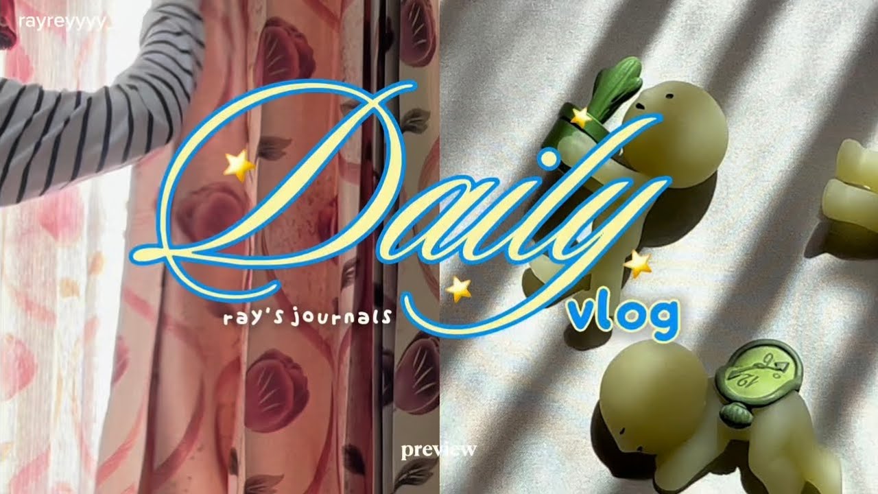 Daily life vlog | Productive in a day | Clean up my room | journaling   🍎☘️📝