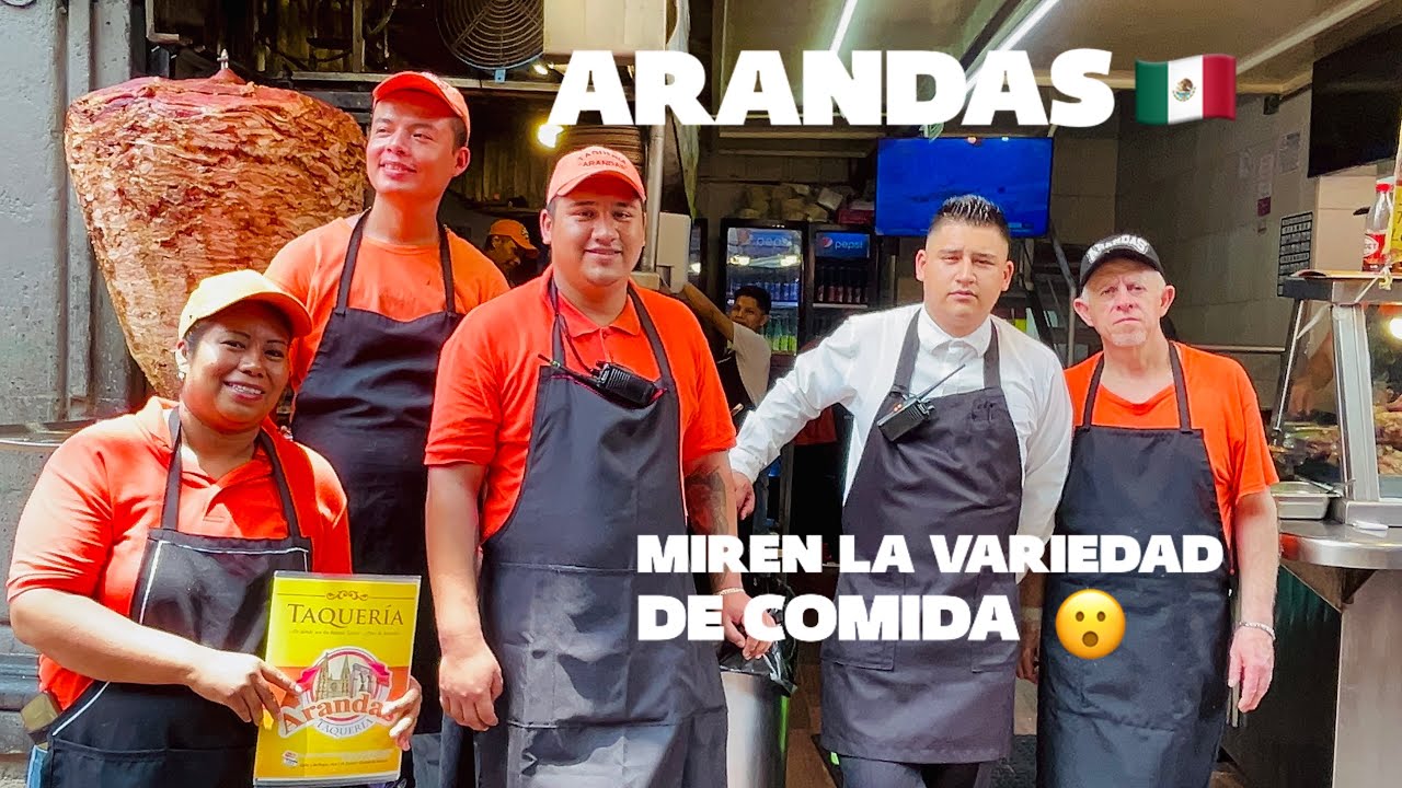 “ARANDAS” EN CDMX - Miren La Variedad de Comida😳😍🇲🇽#mexico #food #travel #streetfood#comida#tacos