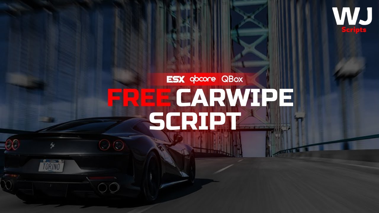 FREE Advanced Car Wipe for FiveM (ESX / QBCore / QBox)