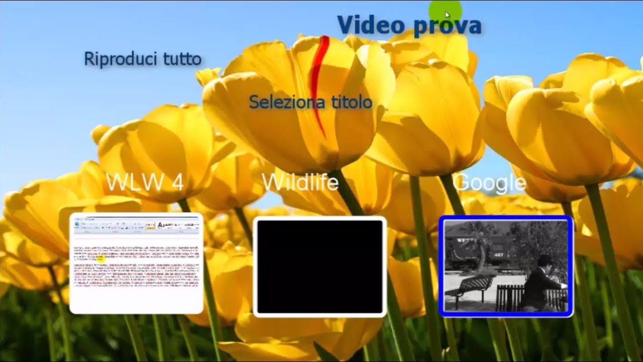 Come creare un DVD Video con Men&ugrave; e pi&ugrave; filmati