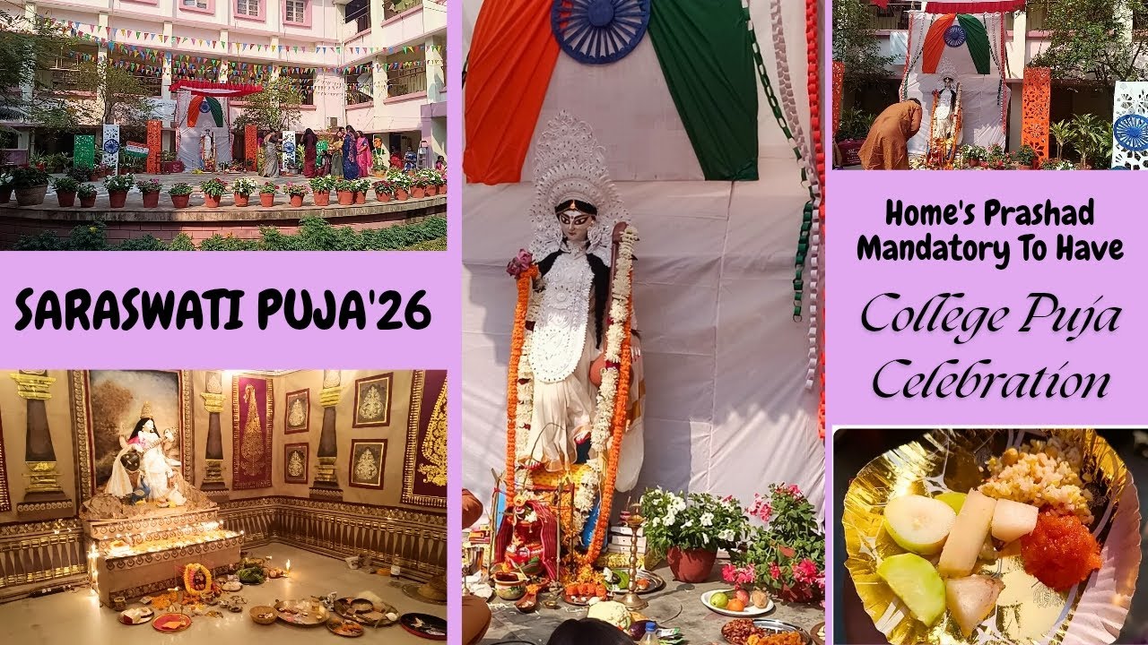 Saraswati Puja'26, Puja At College, What Prashad Is Mandatory For Us To Have?