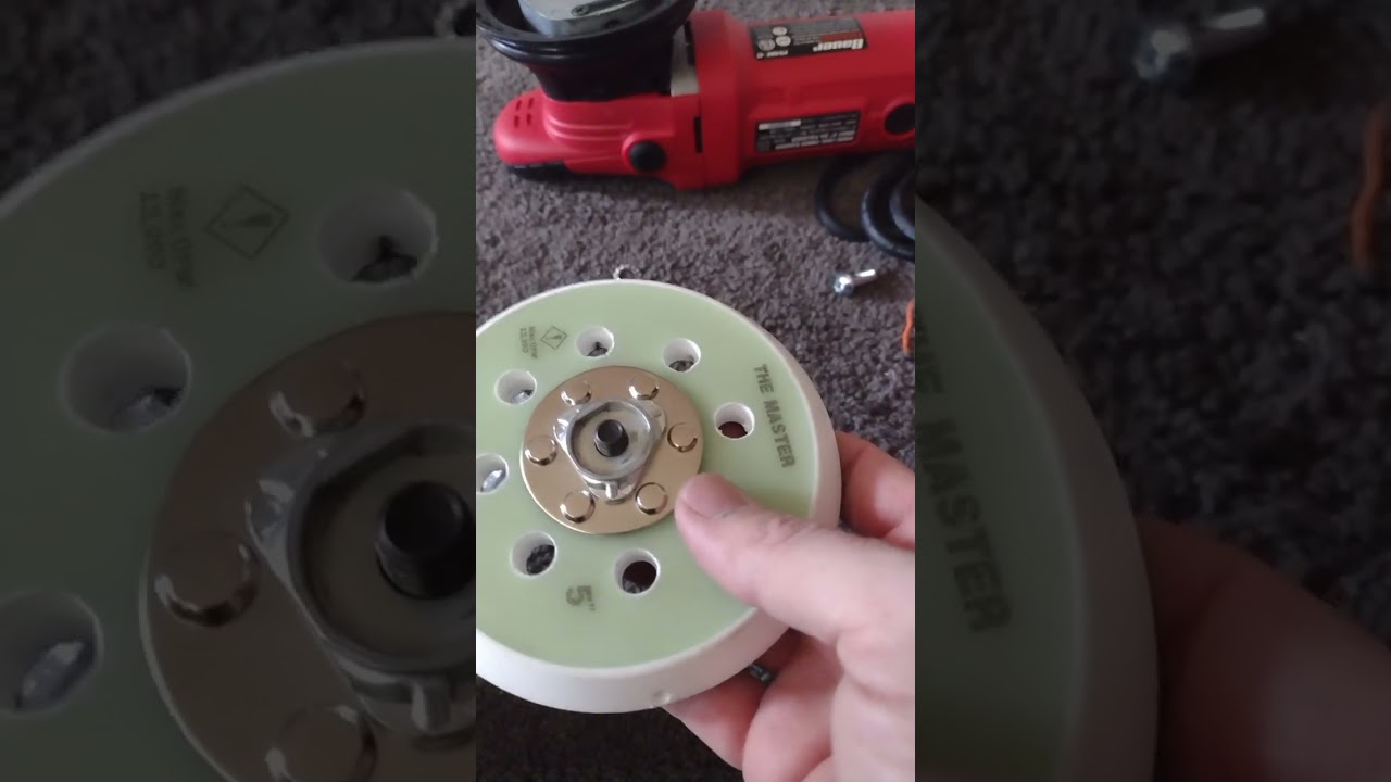 Bauer 6 inch random orbital polisher mods.