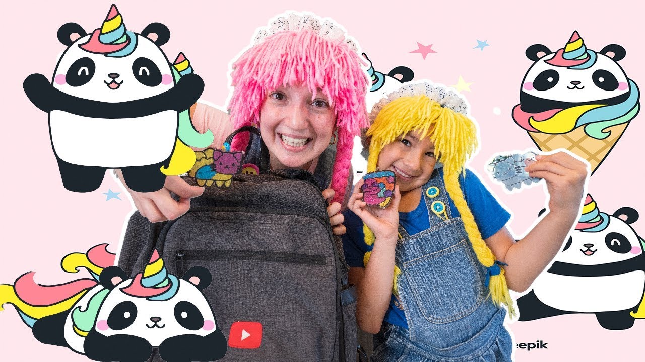 Back to School Morning Routine, DIY Backpack with Crayola Glitter Dots
