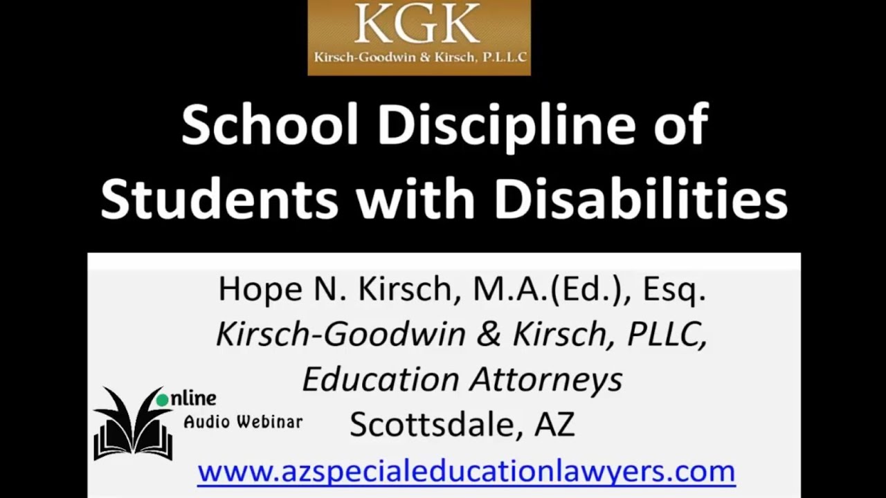 A Guide to the Student Discipline - General Education and Special Education 2024 Updates