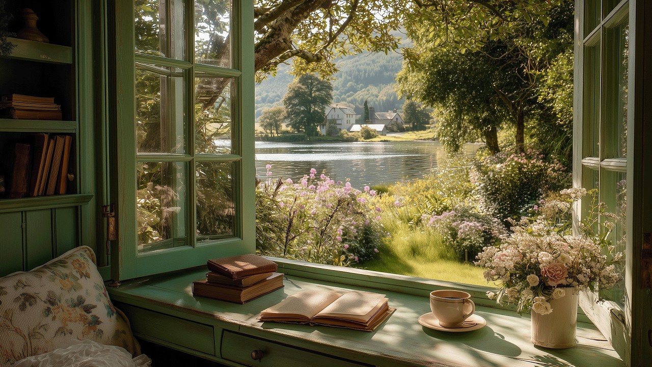 a quiet day playlist for flowers, tea and reading 📖  soft piano for study & deep focus