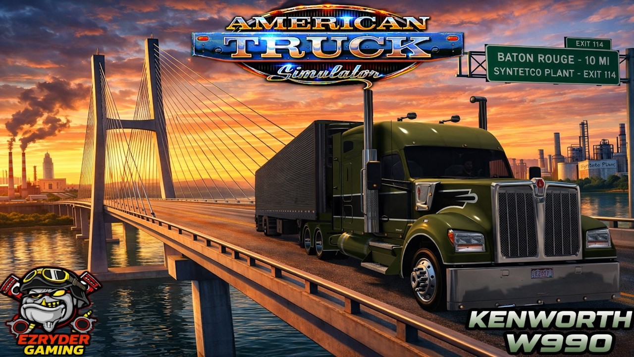 Delivering Freight Across the States in American Truck Simulator