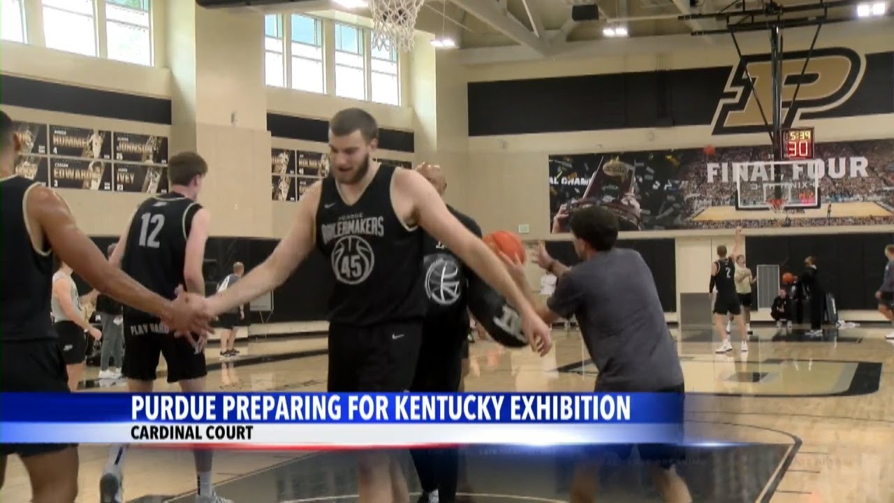 No. 1 Purdue Men's Basketball at No. 9 Kentucky Exhibition Preview