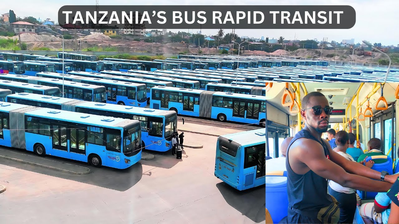 First Kenyan Impression: Riding on Tanzania's Bus Rapid Transit🇹🇿🇹🇿