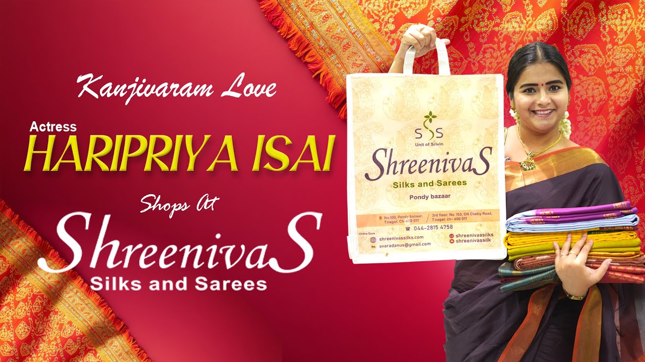 Kanjivaram Shopping with Actress Haripriya Isai | Aadi Festive Collection at Shreenivas Silks