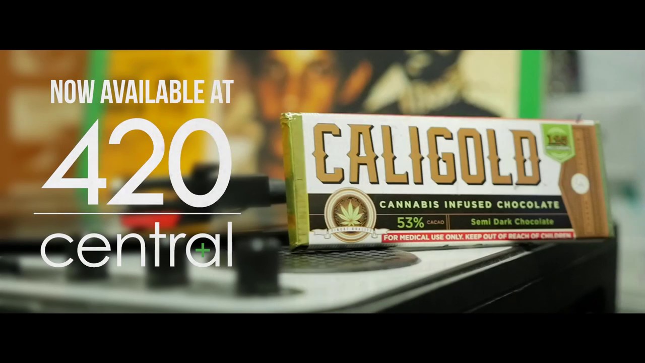 CALIGOLD 125mg Semi-Dark Chocolate Bar | 420 Central